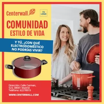 Editar una plantilla de electrodomesticos