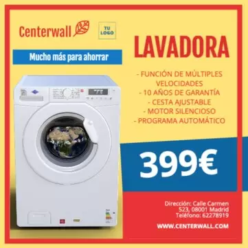 Editar una plantilla de electrodomesticos