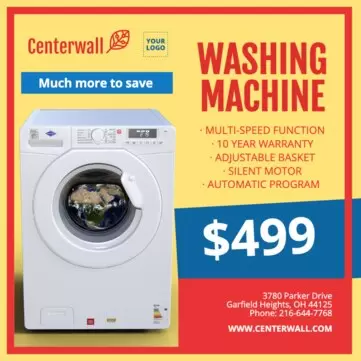 Edit an appliance store template