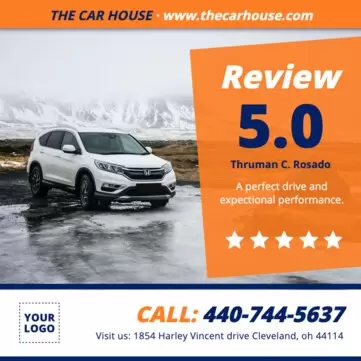 Edite o seu modelo de opiniões de clientes