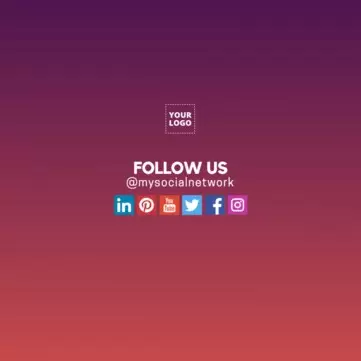 Edit a follow us template