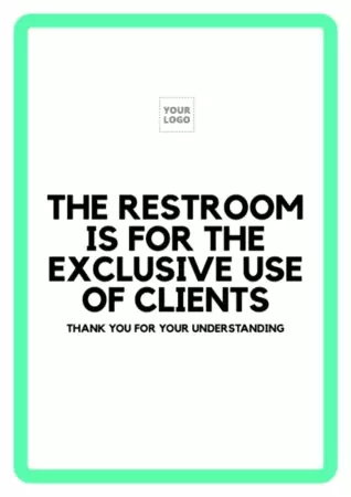 Crie seu cartaz de banheiro exclusivo