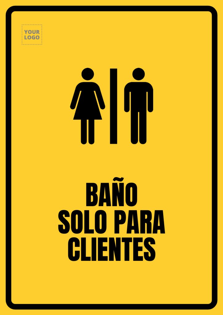 Carteles ba  o exclusivo para clientes para imprimir