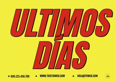 Edita un cartel de liquidacion