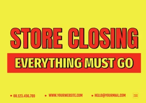 Bearbeite ein Ausverkaufsschild