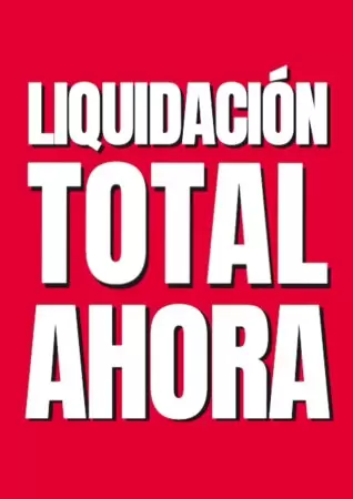 Edita un cartel de liquidacion