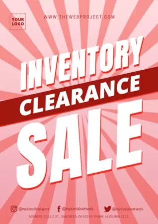 Bearbeite ein Ausverkaufsschild