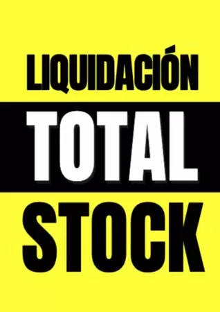 Edita un cartel de liquidacion