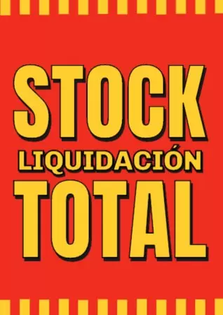 Edita un cartel de liquidacion