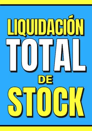 Edita un cartel de liquidacion