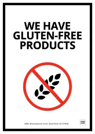 Edit a gluten-free template