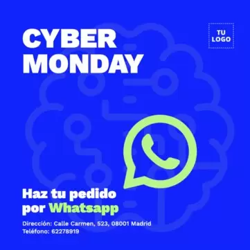 Personaliza tu banner para Cyber Monday