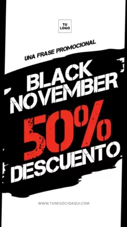 Edita tu plantilla de Black Friday