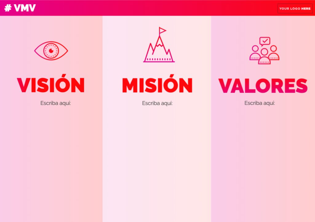Plantillas de Visión, Misión y Valores para imprimir Plantillas de Visión, Misión y Valores para imprimir