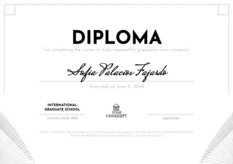 Gestaltung meines Zertifikates oder Diploms