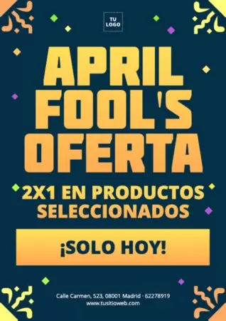 Crear un diseño de Aprils Fools