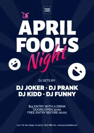 Erstelle ein Aprilscherz-Design