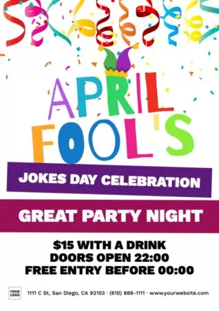 Erstelle ein Aprilscherz-Design