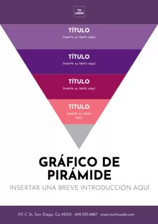 Editar una Infografía Piramidal