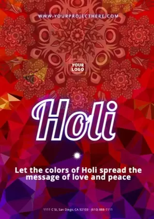 Edit a Holi template