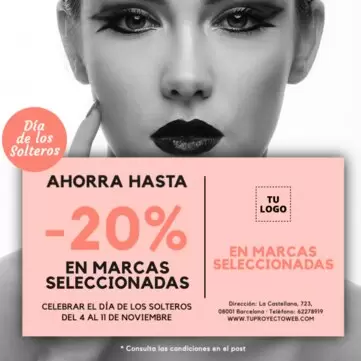 Editar una plantilla para Singles Day