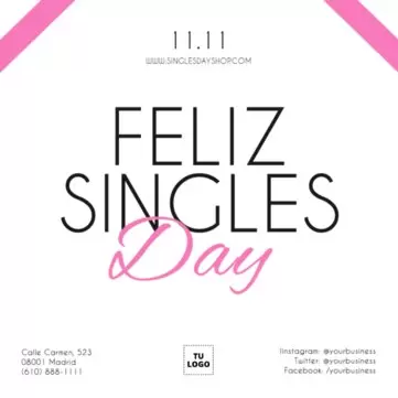 Editar una plantilla para Singles Day