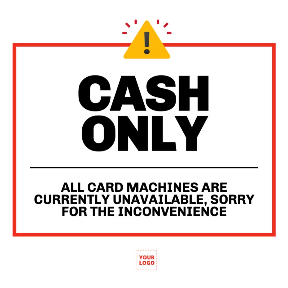 Cash only.