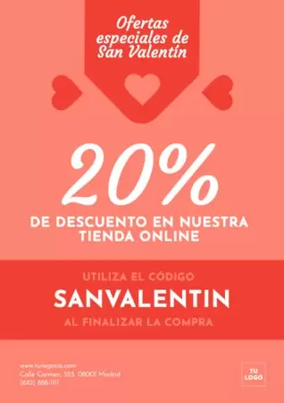 Edita una plantilla de San Valentín