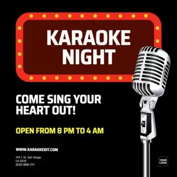 Bearbeite eine Karaoke Vorlage