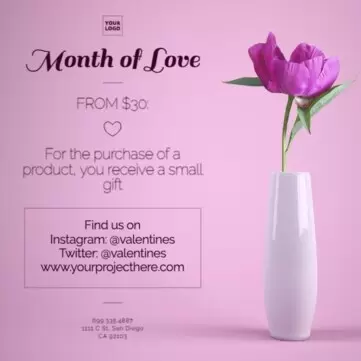 Edite um design pro Dia dos Namorados