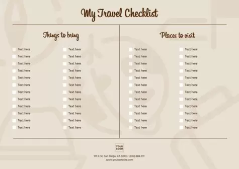 Edit a checklist template