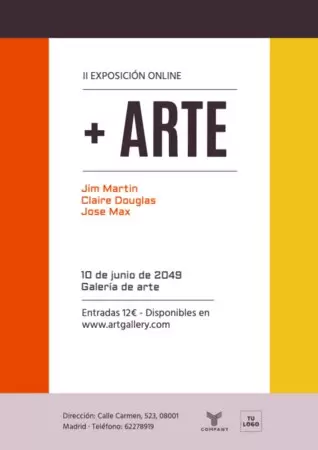 Edita un cartel para exposiciones