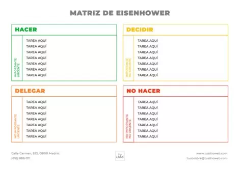 Edita una Matriz Eisenhower