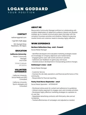 Edit my resume online