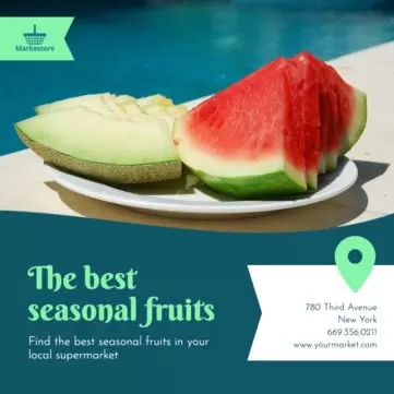 Editar um cartaz para supermercado