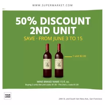 Edit a supermarket template