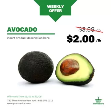 Edit a supermarket template