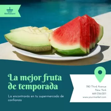 Editar un cartel para supermercado