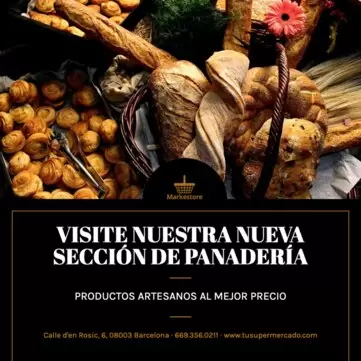 Editar un cartel para supermercado