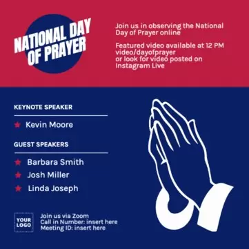 Edit a National Day of Prayer design