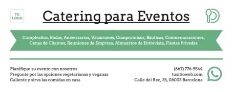 Edita un menú de catering
