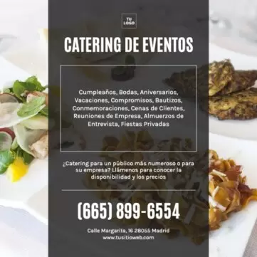 Edita un menú de catering
