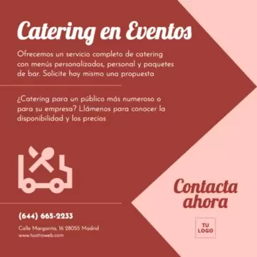 Edita un menú de catering