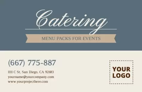 Edit a catering menu