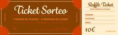 Crea un boleto de rifa