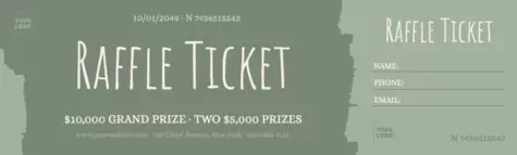 Modifica un modello di biglietto della lotteria