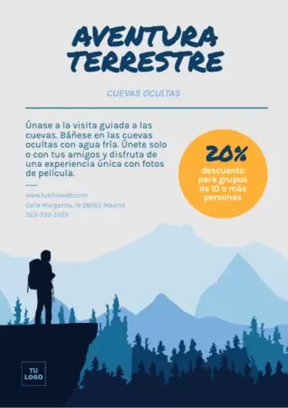 Edita un folleto de escalada