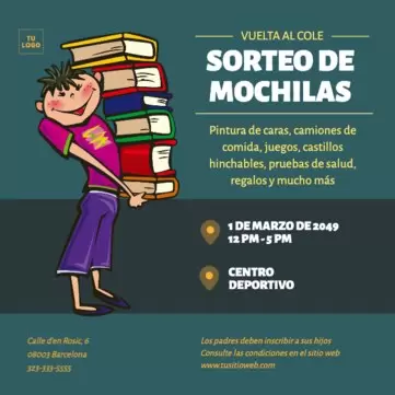 Editar una plantilla para sorteos