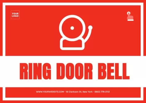 Create a printable Ring the Bell sign