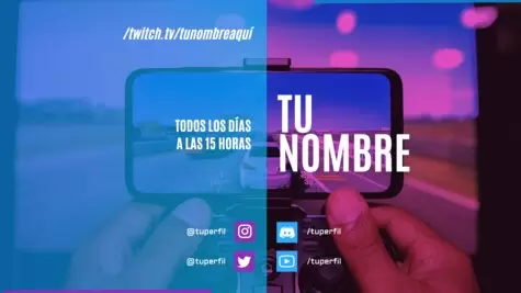 Edita un banner de Twitch